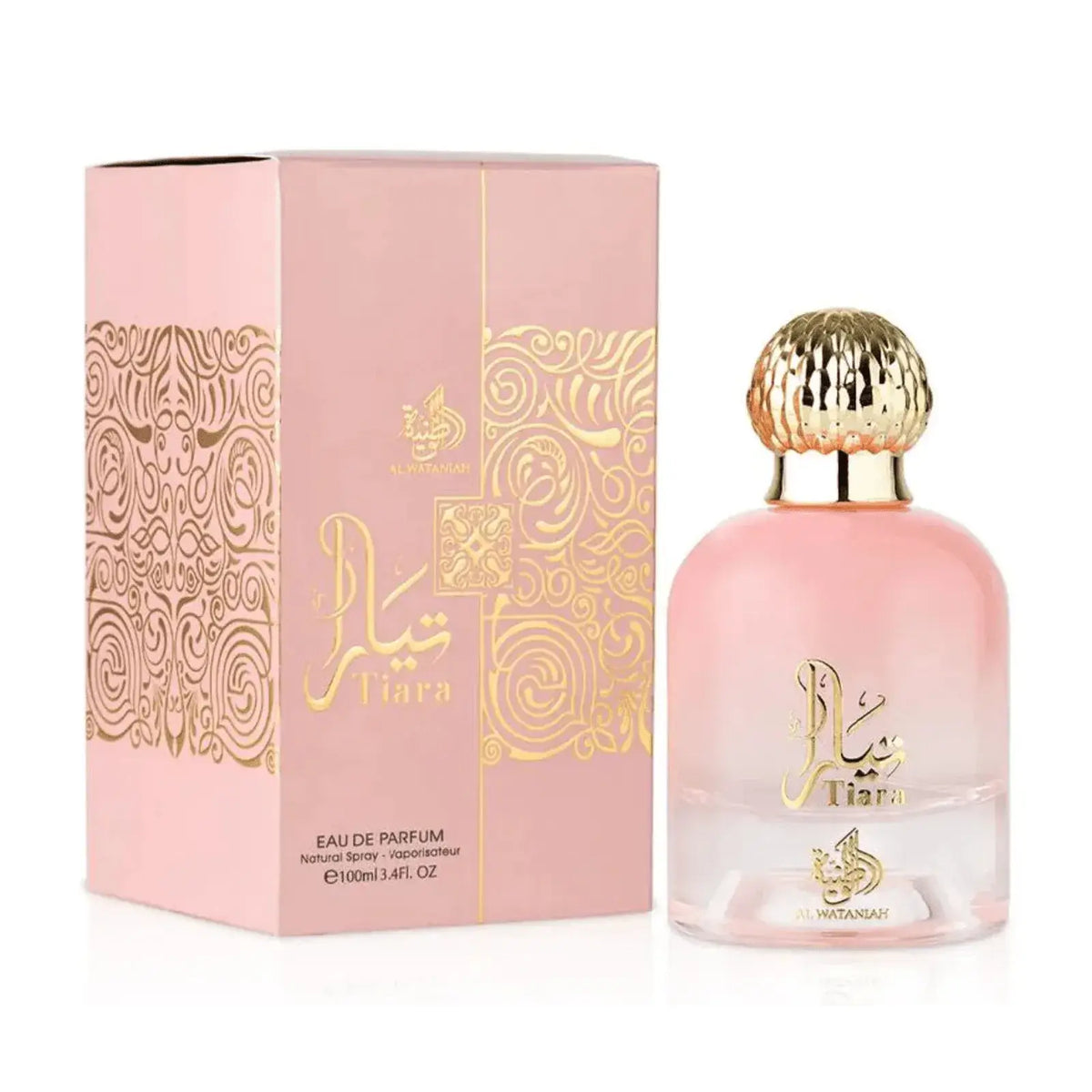 Perfume Feminino Árabe Tiara Pink Al Wataniah Eau de Parfum 100ml